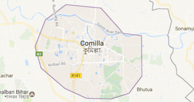 comilla district map