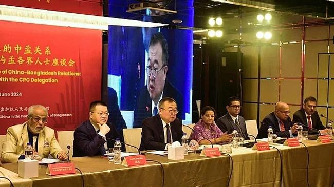 cpc minister liu jianchao in a seminar