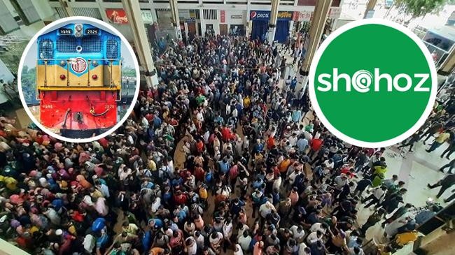 crowd at kamalapur station 1