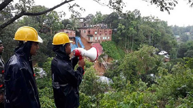 ctg land slide warning