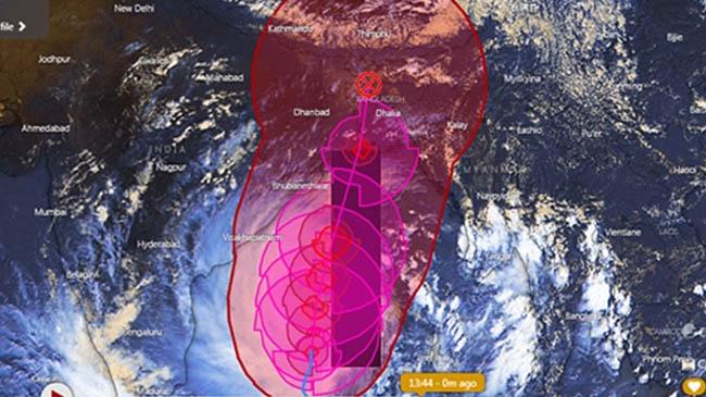 cyclone sea amphan