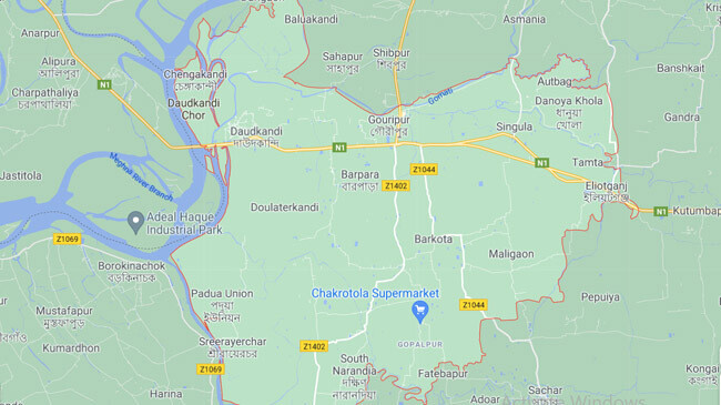 daudkandi map