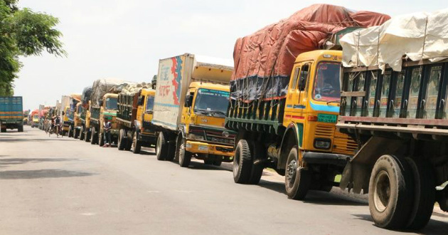 daulatdia paturia traffic jam