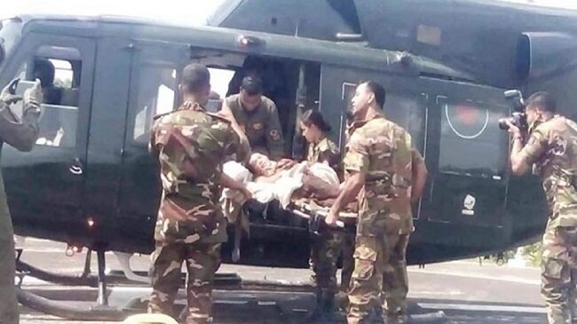 deliver with army help