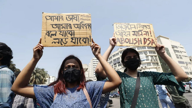 demonstration in shahbag 1