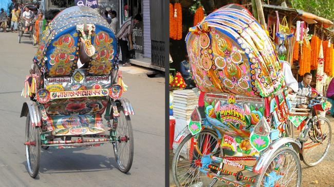 dhaka city rickshaws and rickshaw pictures