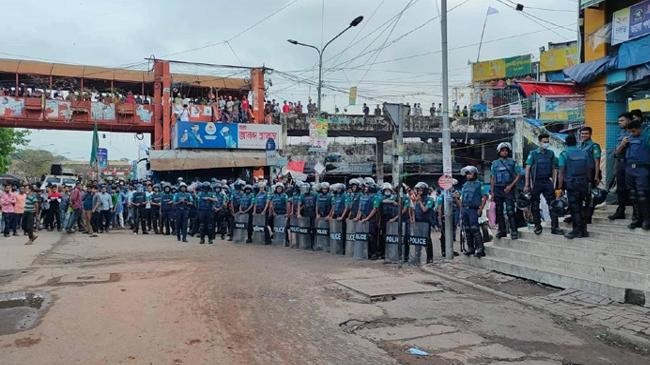 dhaka college students road again inner