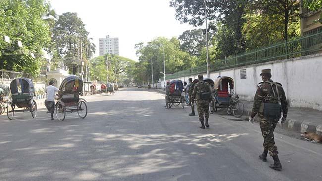 dhaka empty road