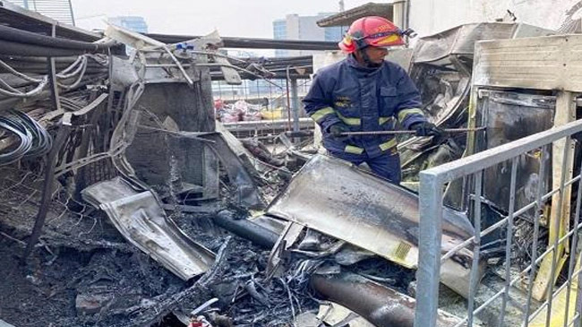 dhaka explosion under ground