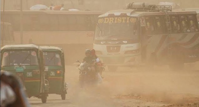 dhaka top of the list of polluted air is once again covered02