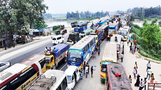 eid yatra traffic jam