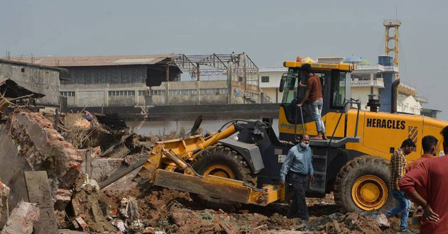 eviction of illegal structures of the karnaphuli terrain