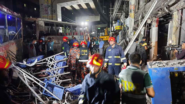 explosion dhaka magbazar inner