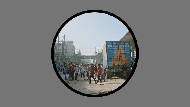 factory workers protested in bhogra area of gazipur city last thursday morning demanding salary increase