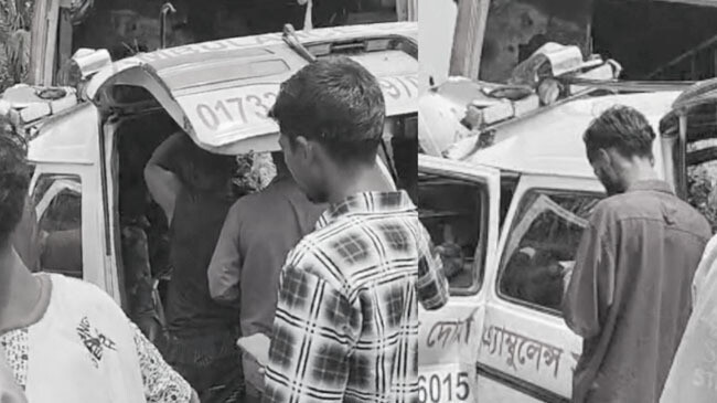 ফরিদপুরে বাস-অ্যাম্বুলেন্স সংঘর্ষে প্রাণ গেল ৫ জনের