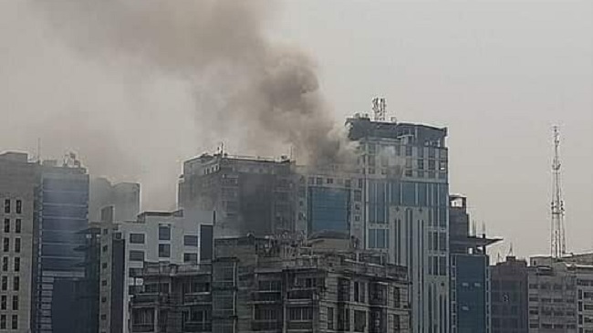 fire at banani
