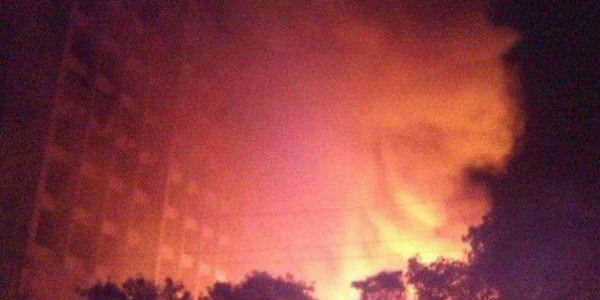 fire at kawran bazar