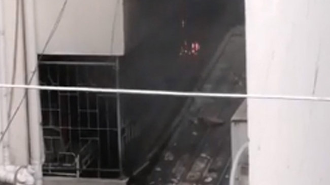 fire in hospital