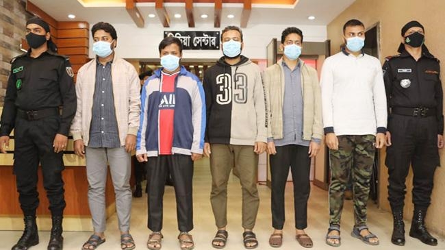 five arrested dhaka