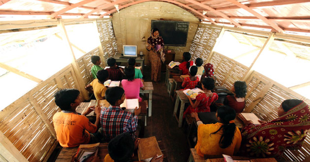 floating school