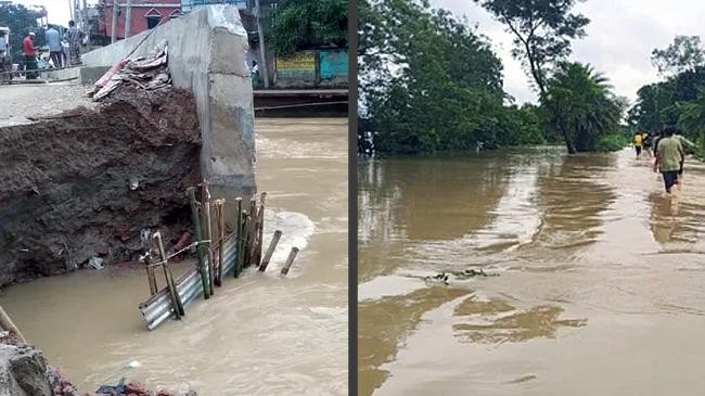 flood water akhaura kasba road