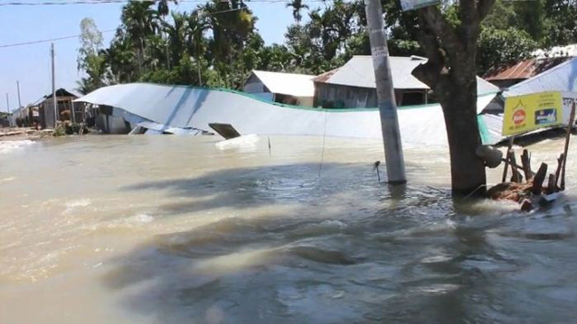 flood water in kurigram