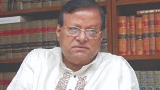 former law minister shafique ahmed