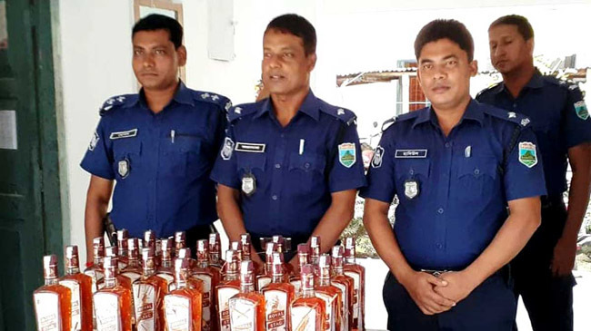 freign wine found by fisherman