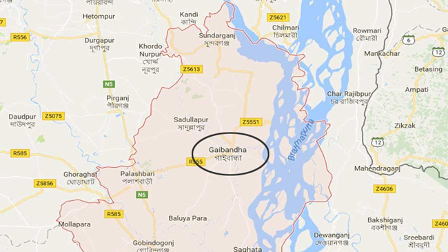gaibandha new map