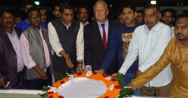 german ambassador to the tomb of bangabandhu