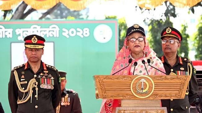 govt enabling armed forces to face any situation said prime minister sheikh hasina
