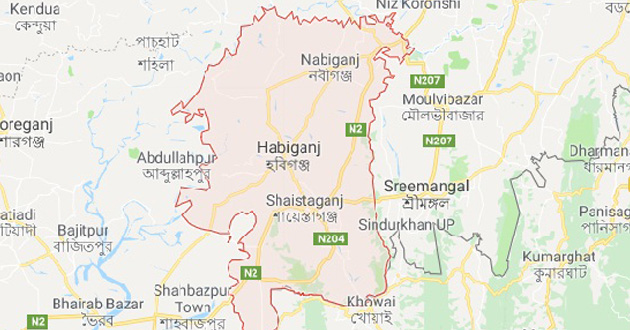 habiganj map