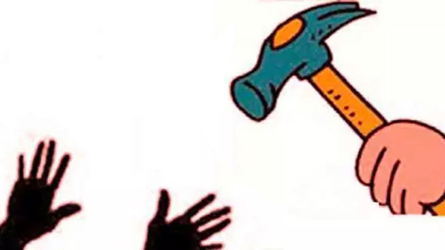 hammer wound