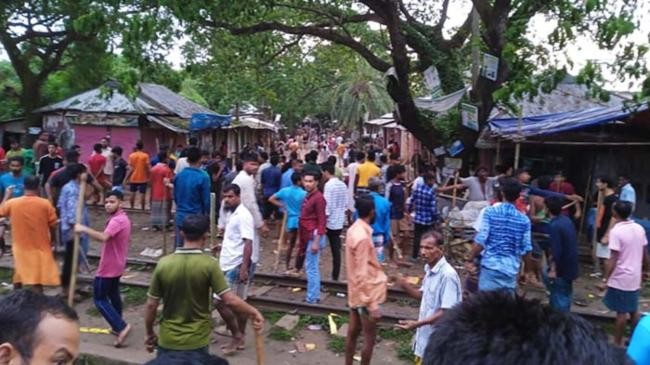 harshpur railway station at madhavpur in habiganj