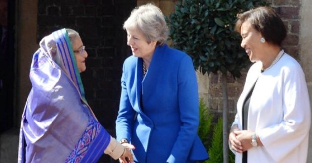 hasina and theresa may