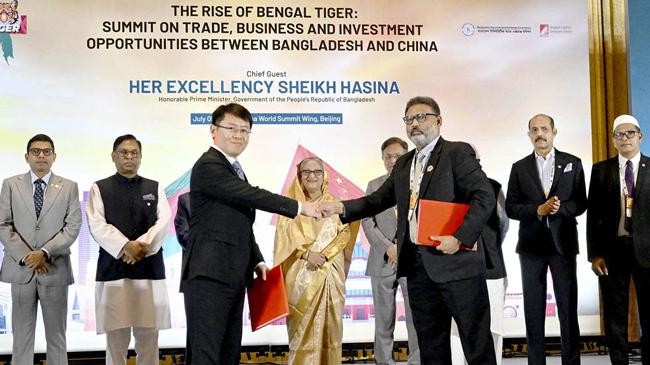 hasina in china