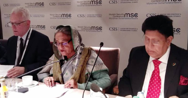 hasina in favor of the expected financial health of the developing countries