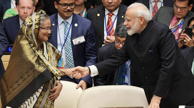 hasina with modi