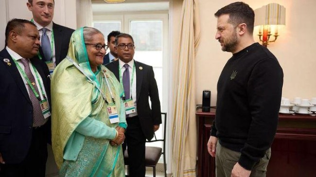 hasina zelensky
