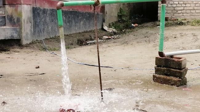 hot water in deep tube well 1