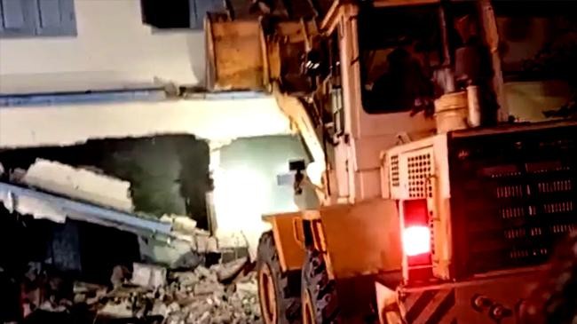 houses of hasanat abdullah amir hossain amu bulldozed in barishal