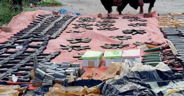 huge cache of arms bought by govt claims bnp