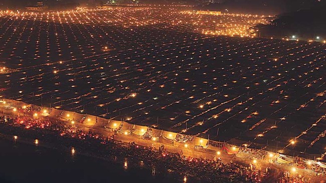 ijtema at night