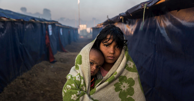 in wenter rohingya camp