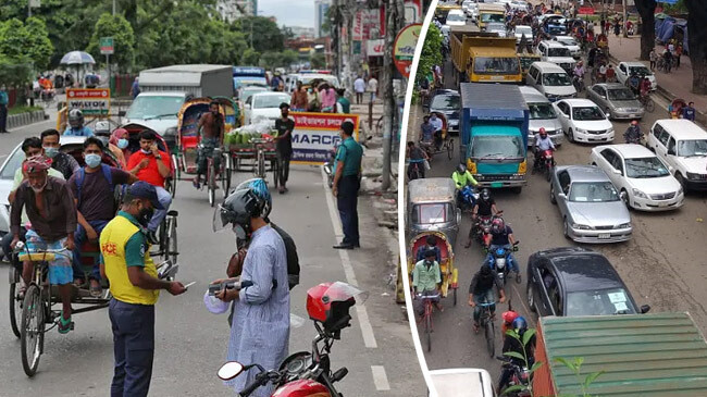 increased human vehicle movement