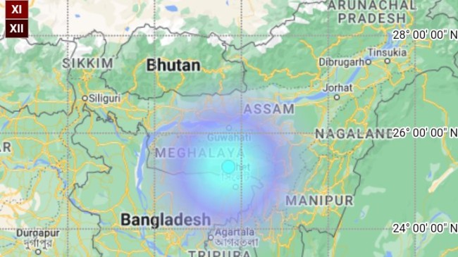 india meghalaya earthquake