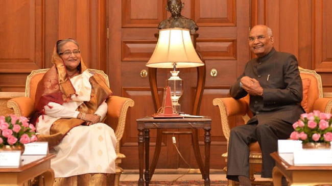 indian president and bangladesh prime minister