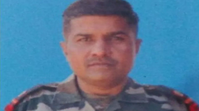 indian soldier passes away pak border