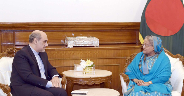 iran bangladesh relation pm hasian