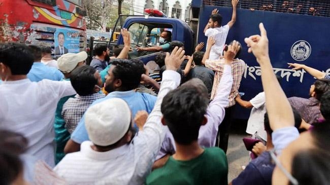 ishrak s prison van attaked
